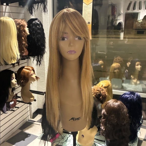 Back In Stock - Human hair Wig Long strawberry blonde bangs 2020 main image 4